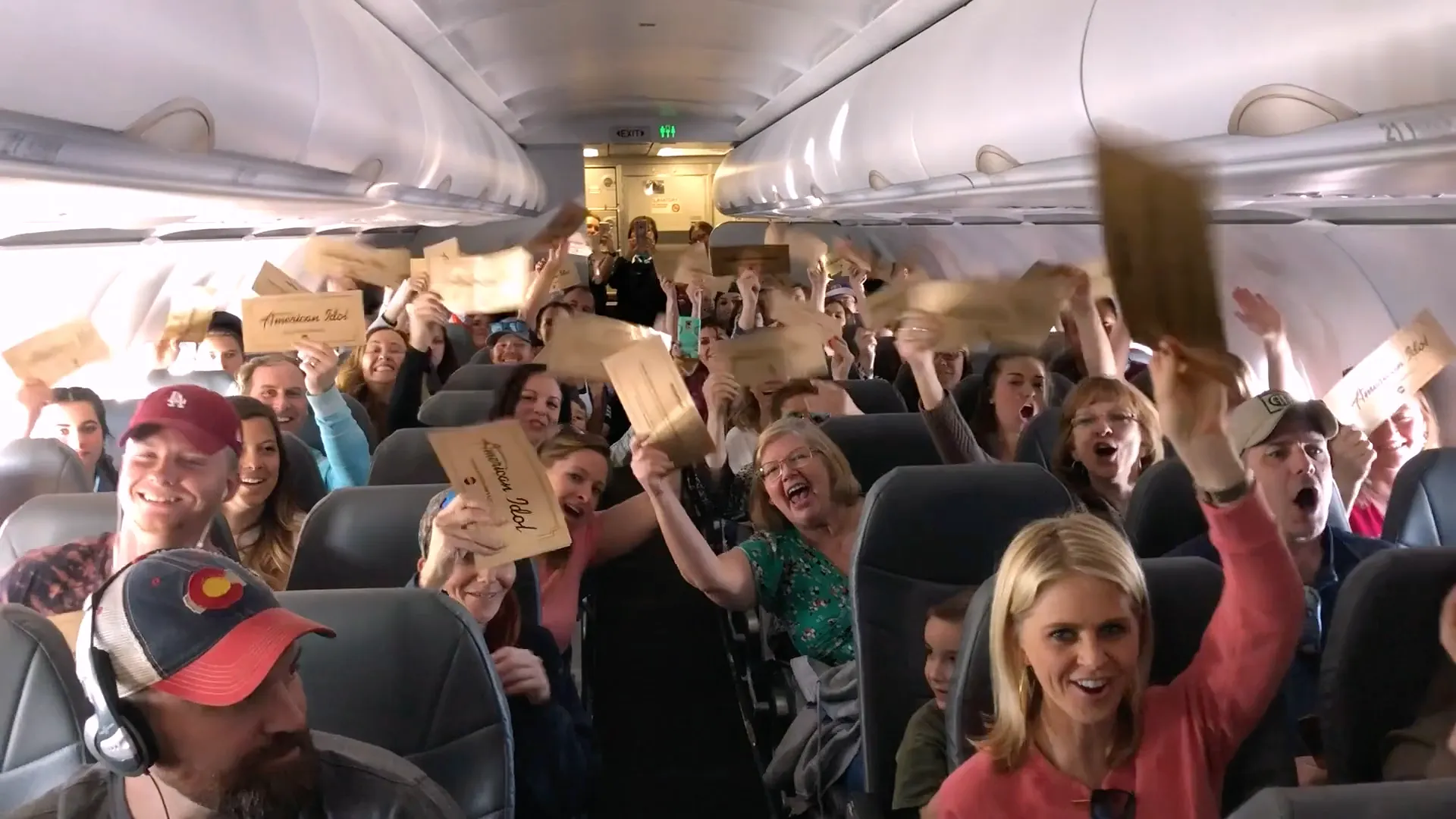 American Idol × Frontier Airlines – Golden Ticket In-Flight Activation