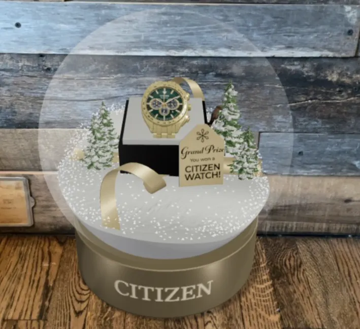 Citizen – Interactive AR Snow Globe Holiday Activation